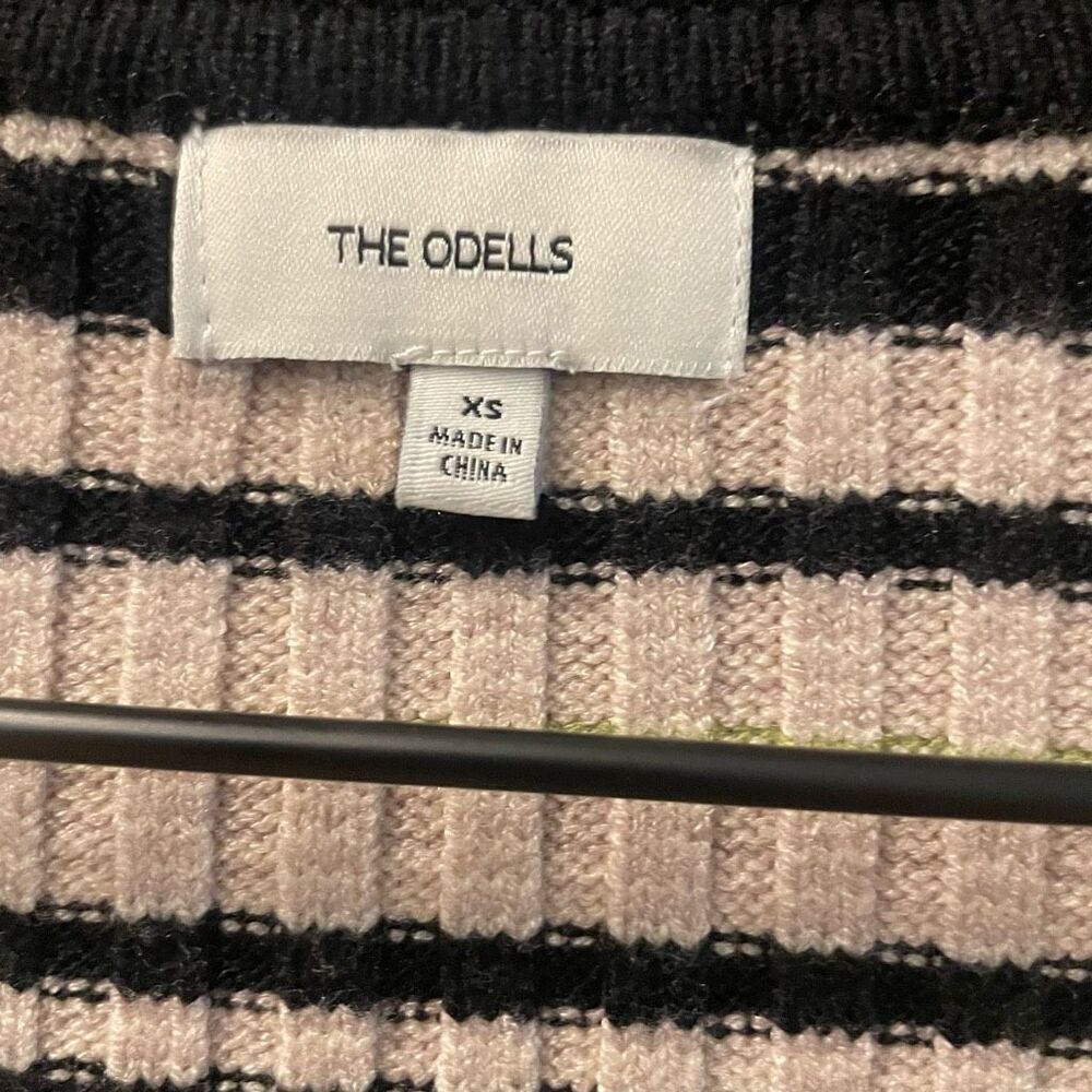 The Odells Felicity Overcoat Striped Duster Cardigan Sweater Size XS - Picture 6 of 9